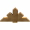 Ekena Millwork Redmond Rough Sawn Timber Gable Bracket, Western Red Cedar, 36"W x 21"H x 2"D x 6"F, 14/12 Pitch GBW036X21X0206RED00RWR - alternate 4